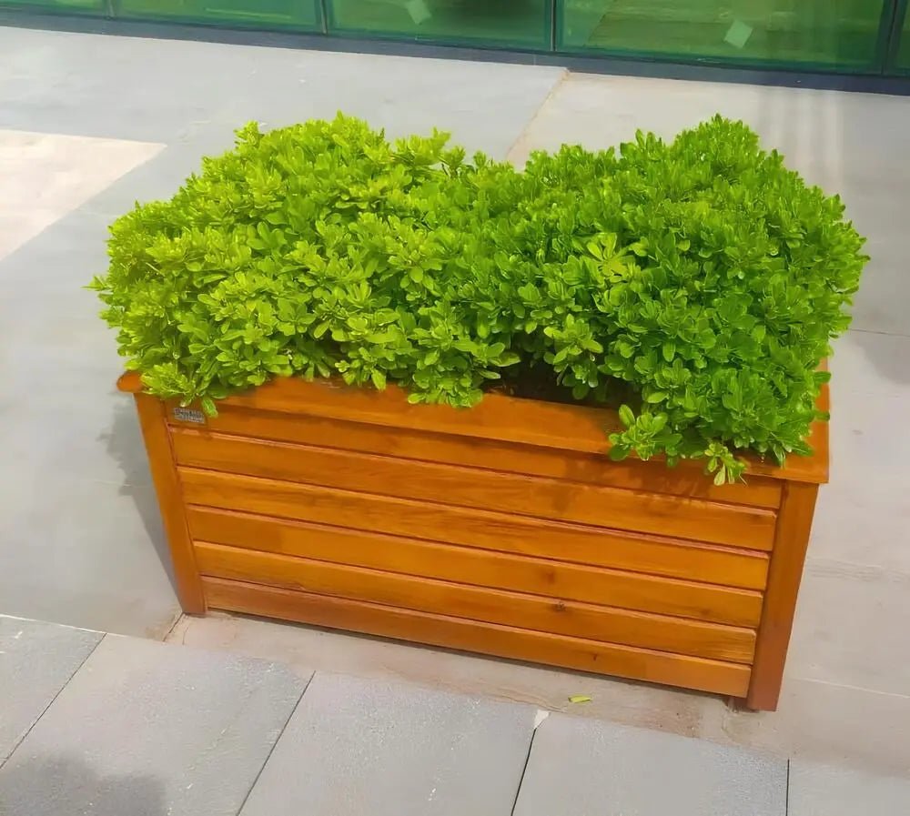 100x30x45 cm Pervazlı Lambri Ahşap SaksıAhşap SaksıWoodzanya