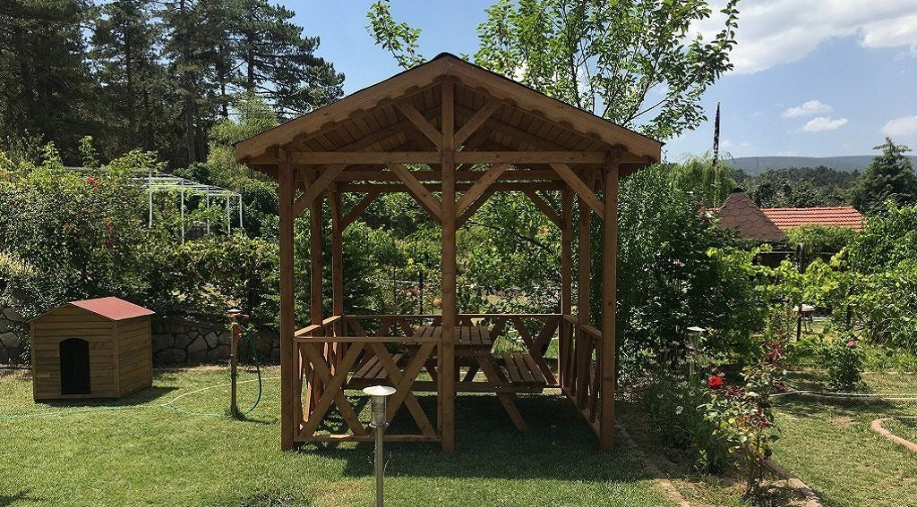 2.5x2.5 6.25m² Ahşap Kamelya WZ-6