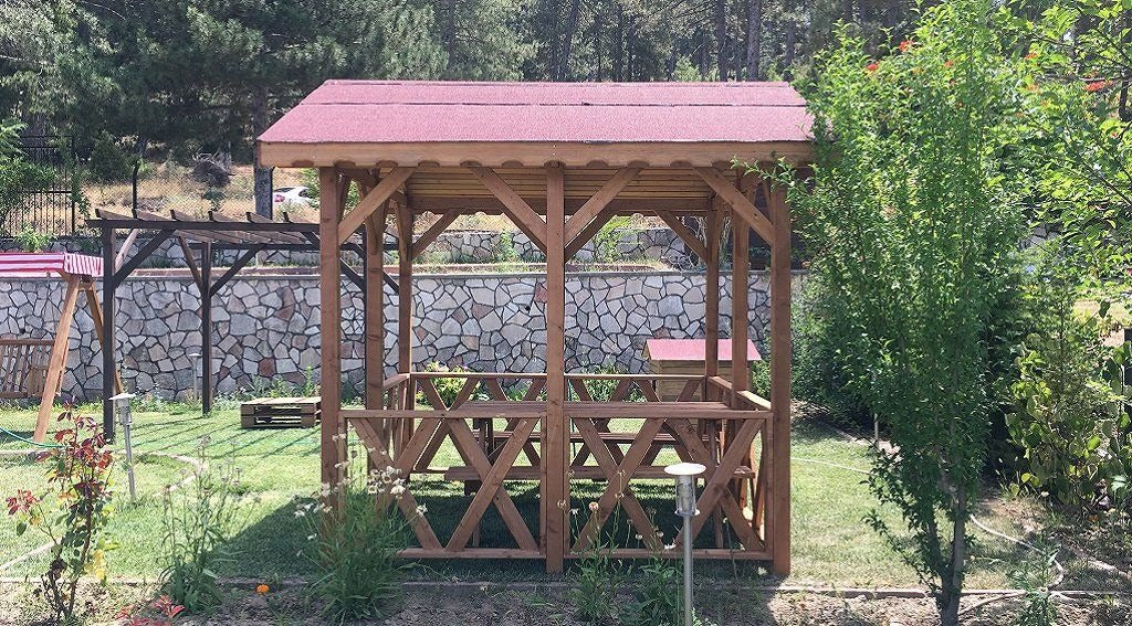 2.5x2.5 6.25m² Ahşap Kamelya WZ-6