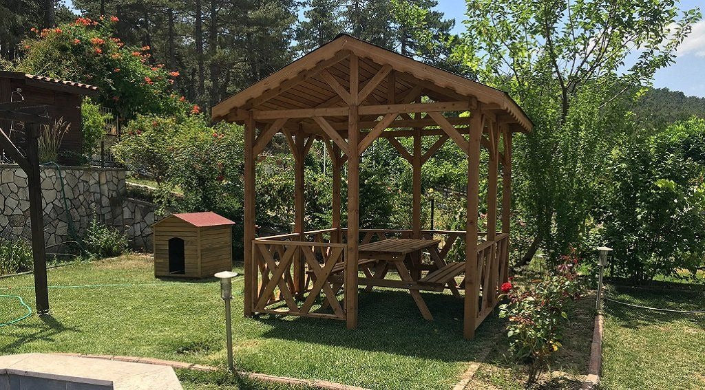 2.5x2.5 6.25m² Ahşap Kamelya WZ-6