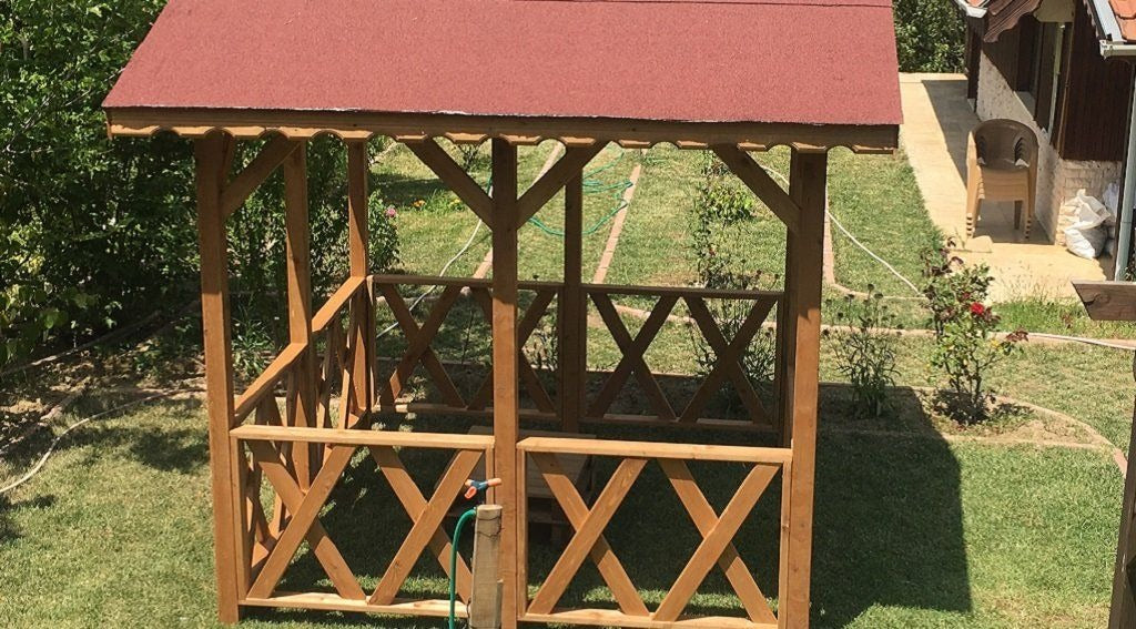 2.5x2.5 6.25m² Ahşap Kamelya WZ-6