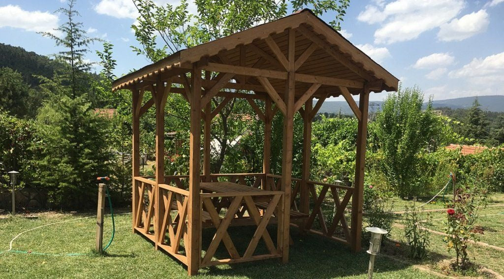 2.5x2.5 6.25m² Ahşap Kamelya WZ-6