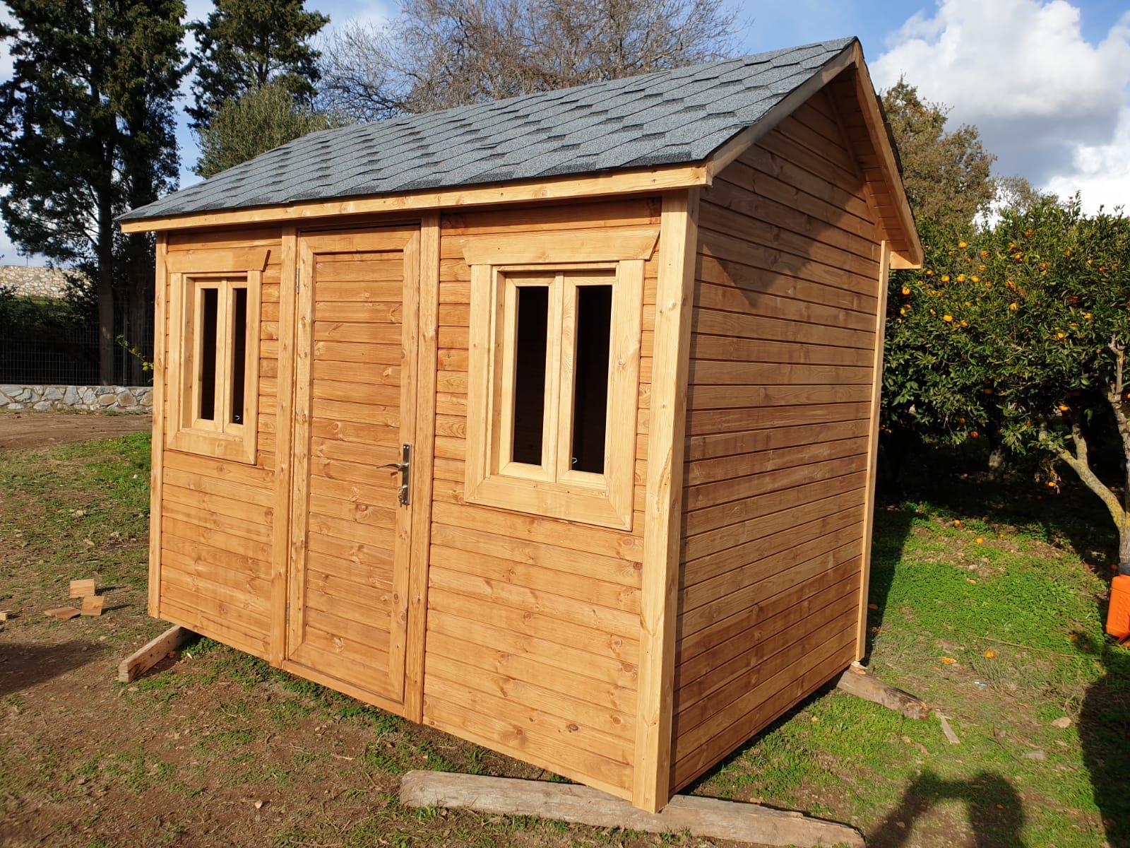 2×3=6m² Ahşap Ardiye – DepoBahçe KulübesiWoodzanya