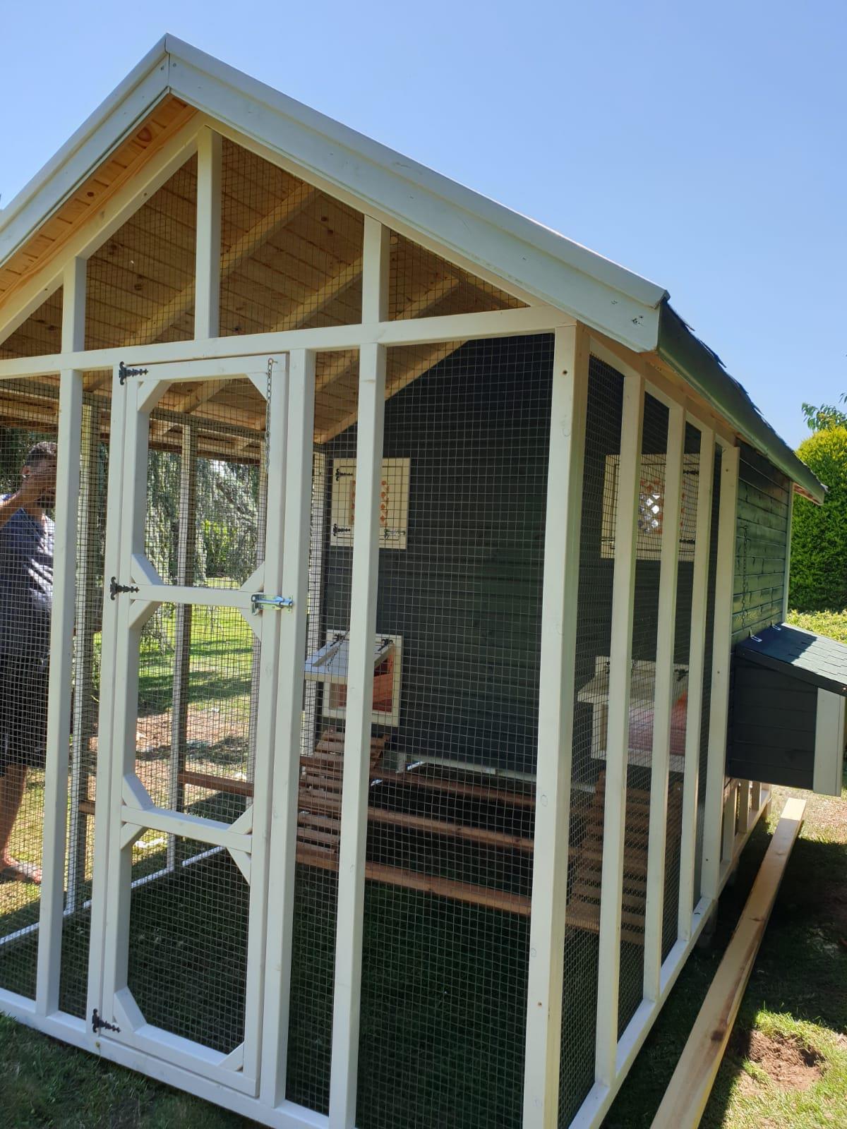 2×4=8m² 60 Tavukluk Ahşap Tavuk KümesiTavuk KümesiWoodzanya