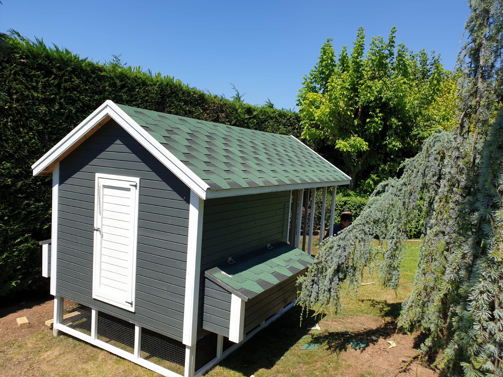 2×4=8m² 60 Tavukluk Ahşap Tavuk KümesiTavuk KümesiWoodzanya