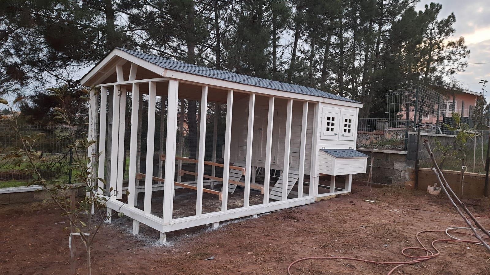 2×4=8m² Tavuk KümesiTavuk KümesiWoodzanya