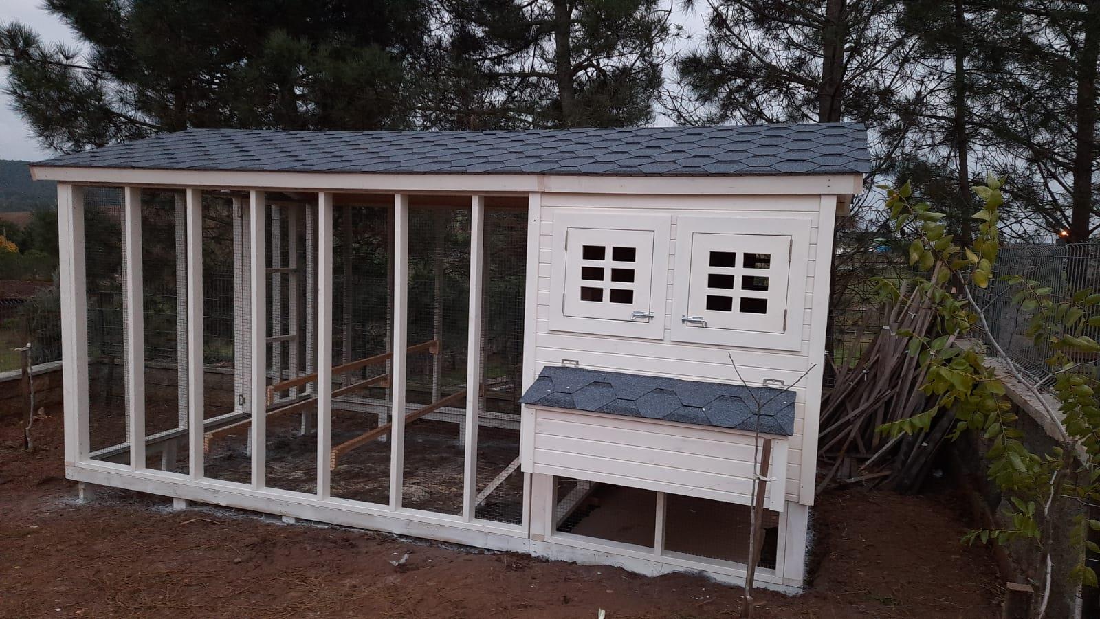 2×4=8m² Tavuk KümesiTavuk KümesiWoodzanya