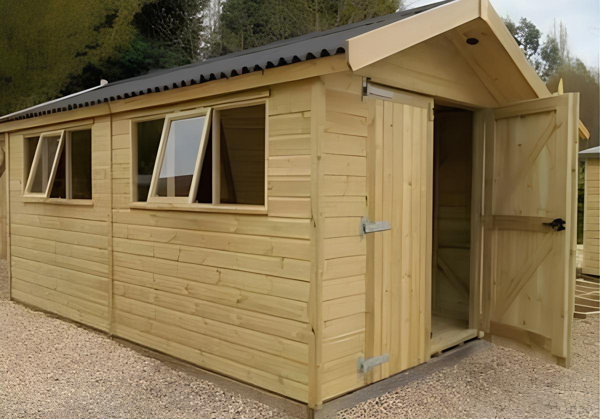 3×6=18m² Ahşap Ardiye – DepoBahçe KulübesiWoodzanya