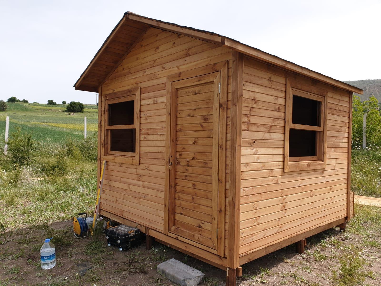 3x3 9m² Ahşap Ardiye – Depo – MüştemilatBahçe KulübesiWoodzanya