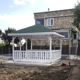 3x3 9m2 Beyaz Ahşap KamelyaAhşap Kamelya & ÇardakWoodzanya