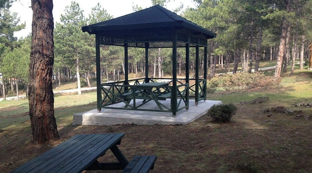 3x3 9m² Milli Parklar, Sosyal Alanlar ve Tesisler İçin Ahşap Kamelya