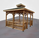 3x3 Kare Ahşap Kamelya 9m2Ahşap Kamelya & ÇardakWoodzanya