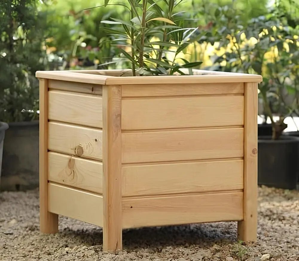 47x47x47 cm Dış Mekan Ahşap SaksıAhşap SaksıWoodzanya