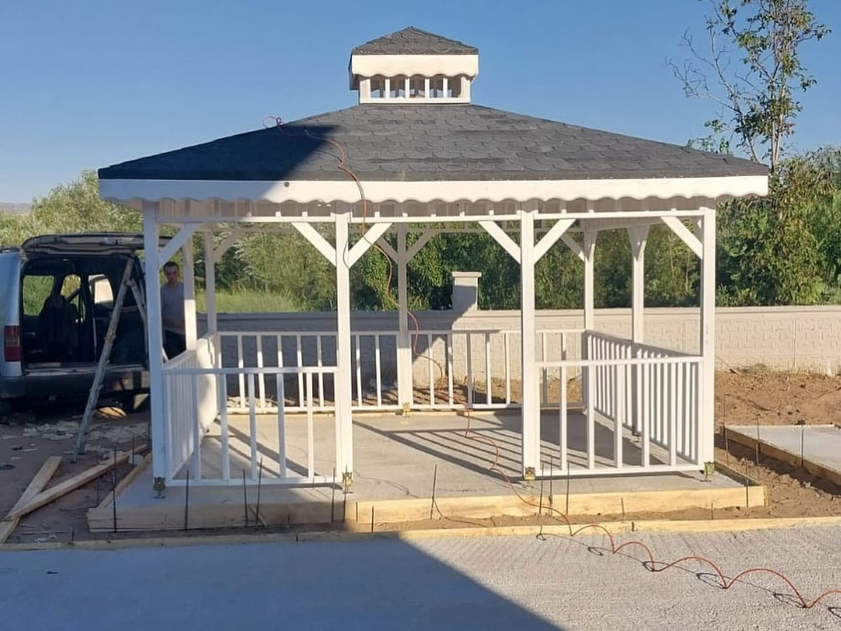 4x4 16m² Personel Sigara İçme, Mola ve Dinlenme Alanı İçin Kamelya