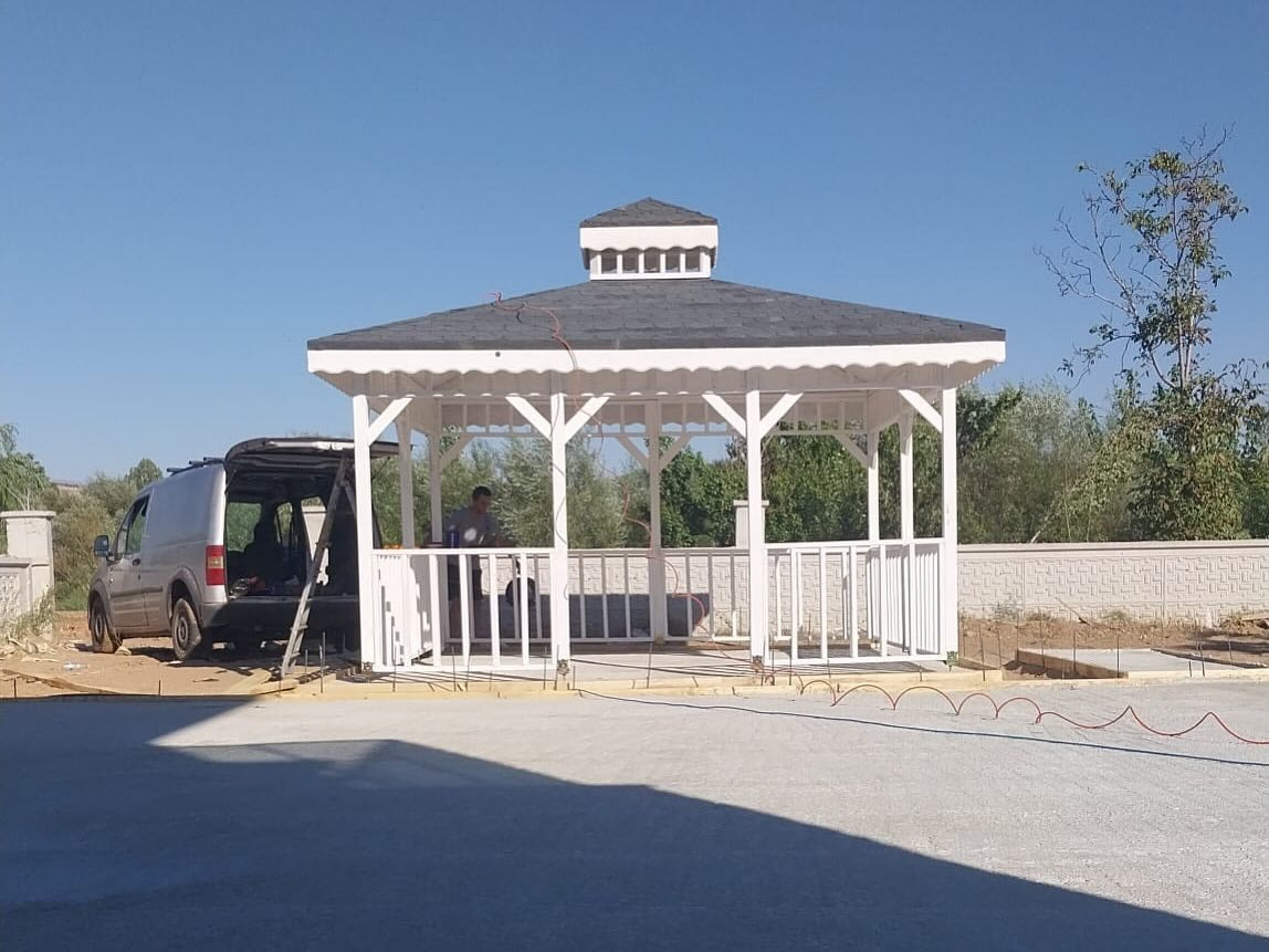 4x4 16m² Personel Sigara İçme, Mola ve Dinlenme Alanı İçin Kamelya