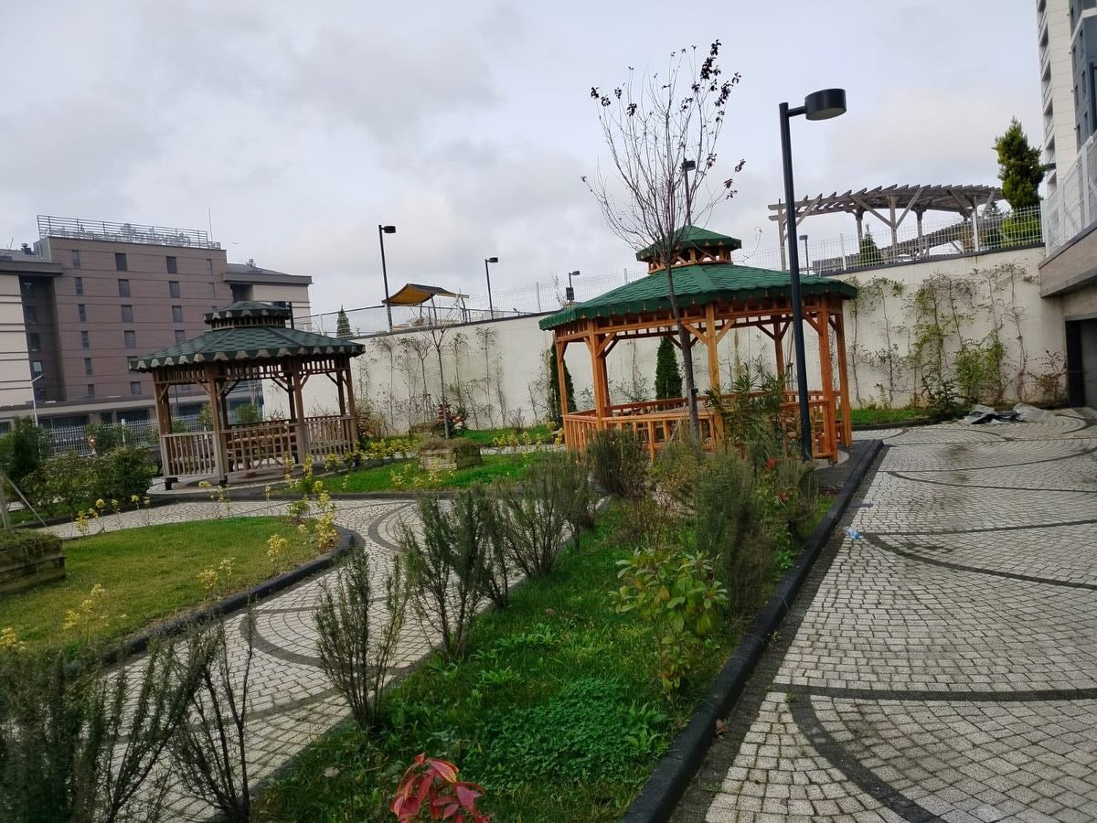 4x4 16m² Sekizgen Kubbe Ahşap Kamelya