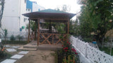4x4 16m² Zemin Oturma Bankı Dahil Ahşap Kamelya WZ-10