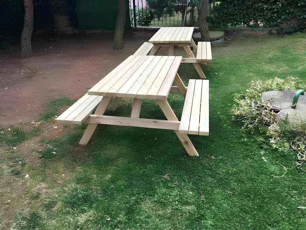 6 Kişilik Ahşap Piknik MasasıAhşap Piknik MasasıWoodzanya