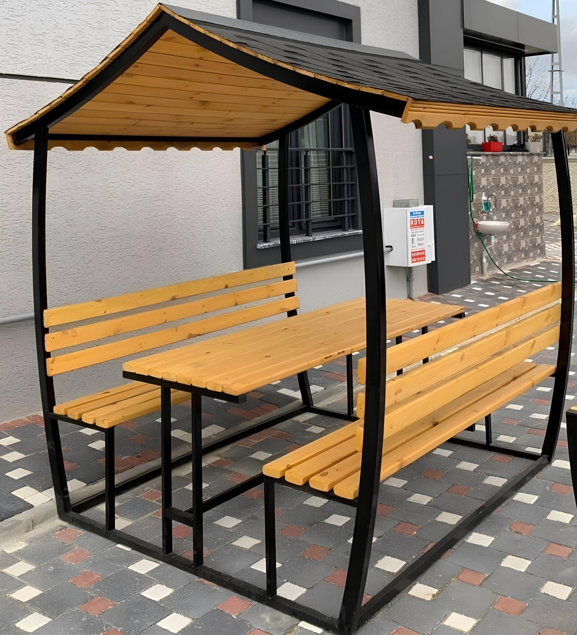 6 Kişilik Japon Çatı ÇardakÇardakWoodzanya