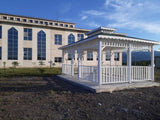 6x4 24m² Beyaz Ahşap Kamelya