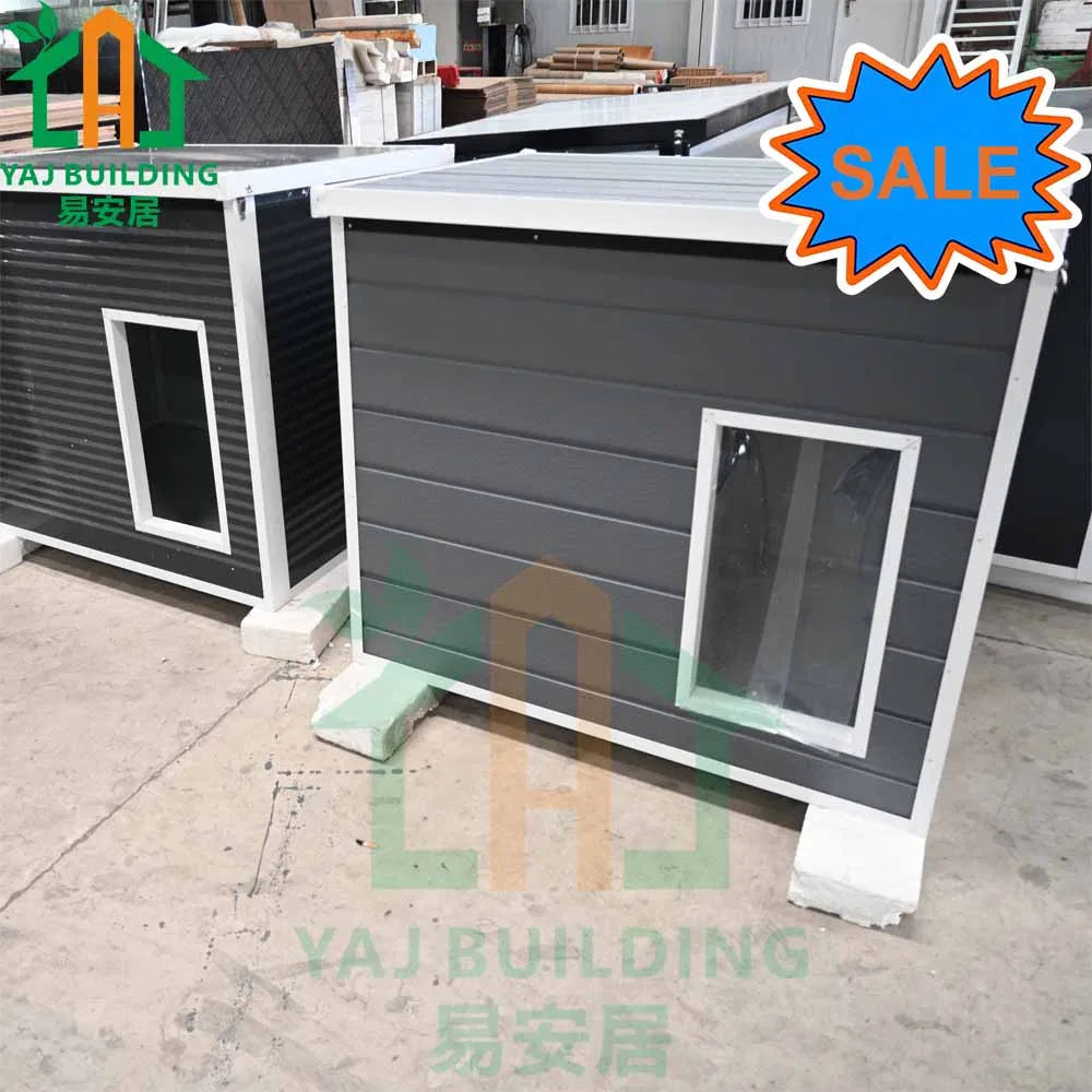 Sandviç Panel Yalıtımlı Tek Eğim Çatılı Köpek Kulübesi