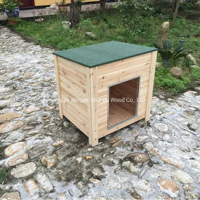 Alüminyum Giriş Çerçeveli Tek Eğim Çatı Köpek Kulübesi
