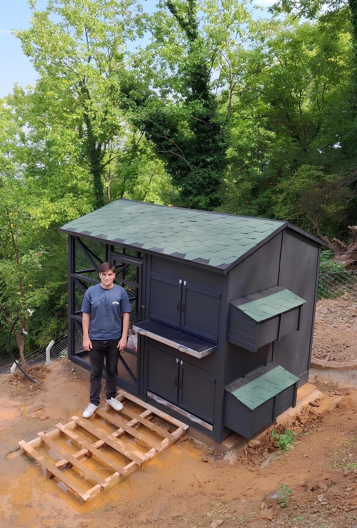 Honey Ahşap Lüks Tavuk KümesiTavuk KümesiWoodzanya