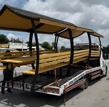 Japon Çatı Ahşap Kamelya Çardak 8 Kişilik Bahçe MasasıÇardakWoodzanya