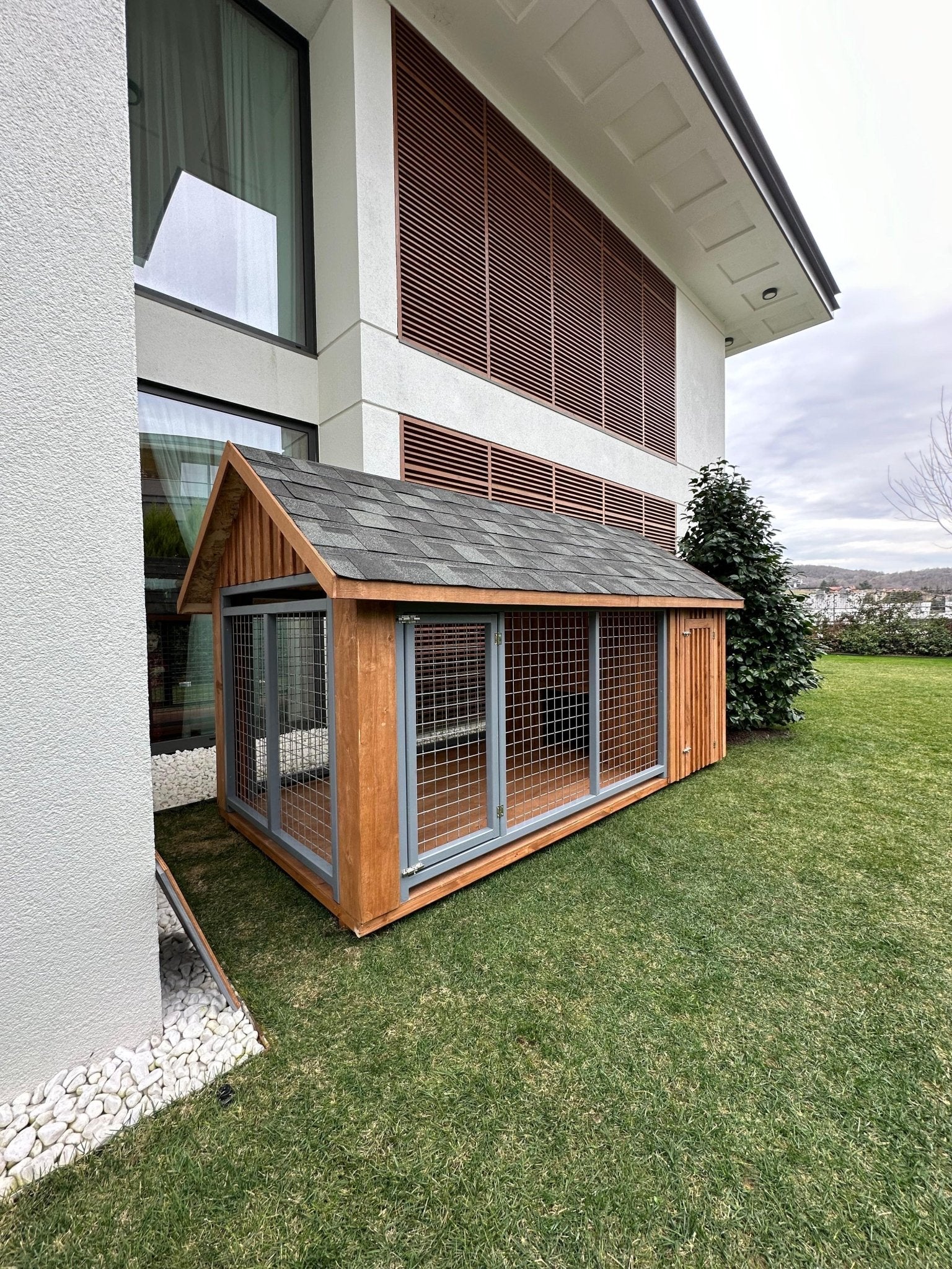 Ospendos Ahşap Köpek KulübesiKöpek KulübesiWoodzanya