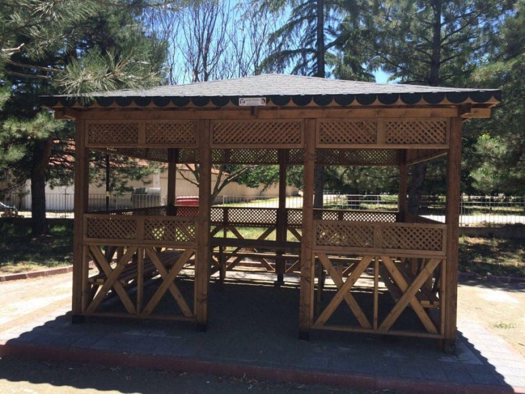 Seperatörlü 3x3 9m² Ahşap Kamelya WZ-7