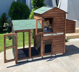 Tavuk, Tavşan Kümesi, Kulübesi 150x70x130cmTavşan YuvasıWoodzanya