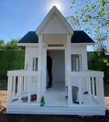 Verandalı Ahşap Çocuk Oyun Evi 3x2 6m2Ahşap Çocuk Oyun EviWoodzanya