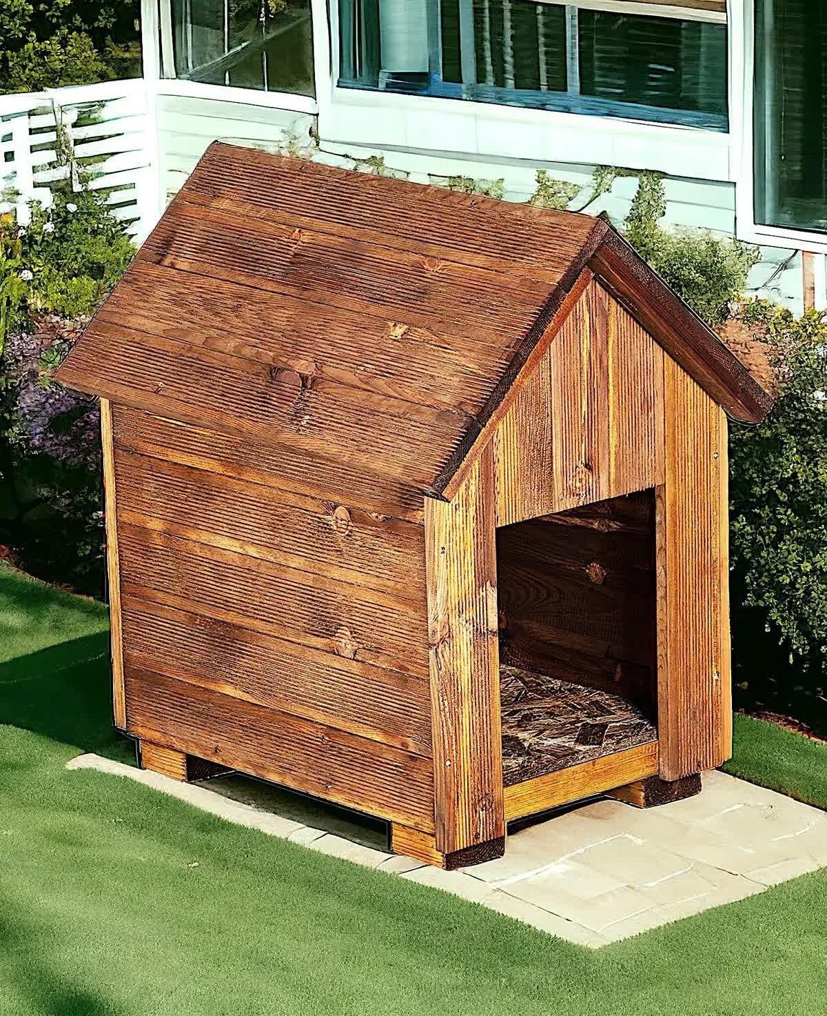 Woodzanya Ahşap Köpek Kulübesi EviKöpek KulübesiWoodzanya