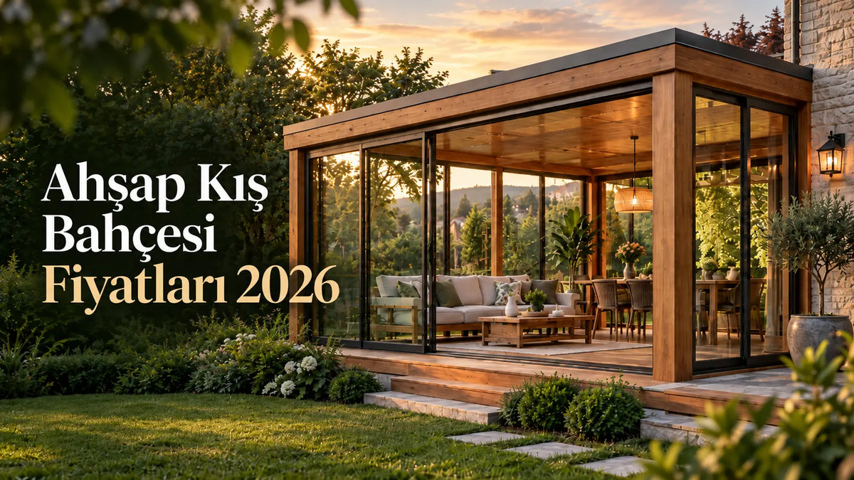 Ahşap kış bahçesi fiyatları 2026 – modern camlı ahşap kış bahçesi modeli