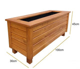 100x30x45 cm Pervazlı Lambri Ahşap SaksıAhşap SaksıWoodzanya