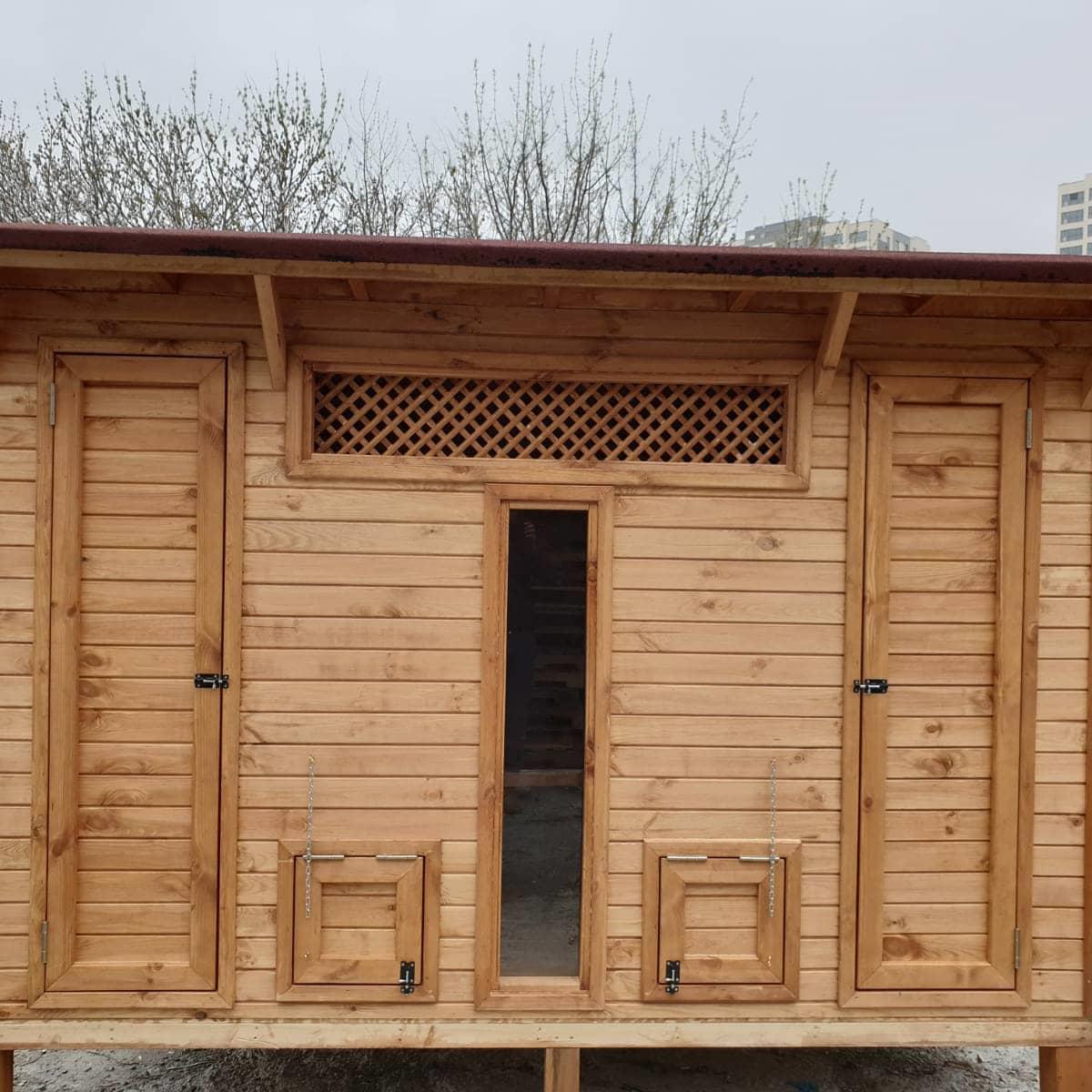 1.5×3=4.5m² Ahşap Tavuk KümesiTavuk KümesiWoodzanya