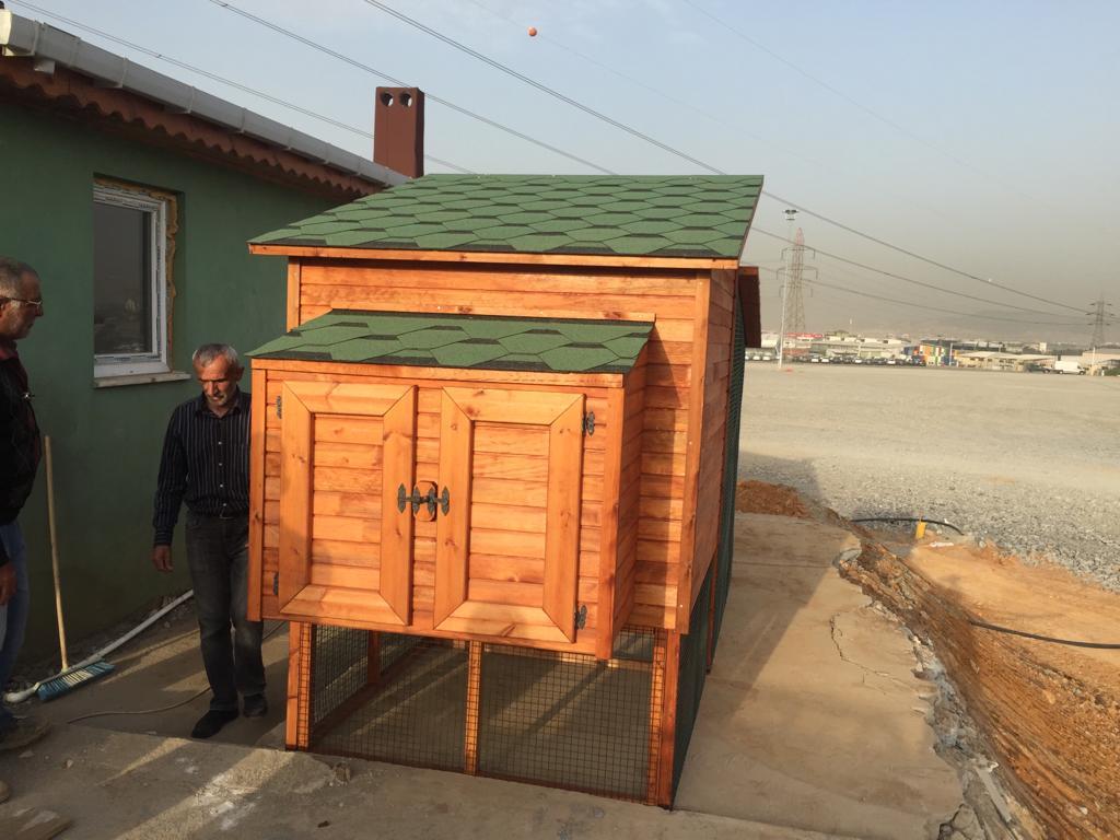 1.5×3=4.5m² Tavuk KümesiTavuk KümesiWoodzanya