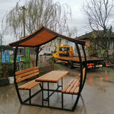 2025 Bahçe Çardak Modelleri – 8 Kişilik Japon Çatı ÇardakÇardakWoodzanya