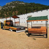 2025 Bahçe Çardak Modelleri – 8 Kişilik Japon Çatı ÇardakÇardakWoodzanya