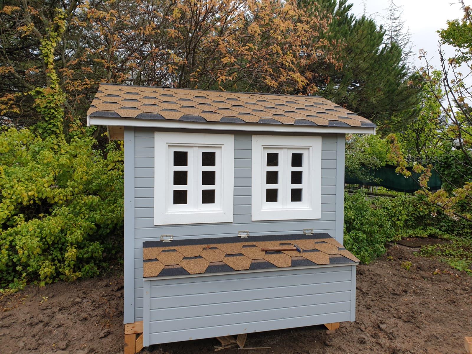 2×2=4m² 40 Tavukluk Ahşap Tavuk KümesiTavuk KümesiWoodzanya