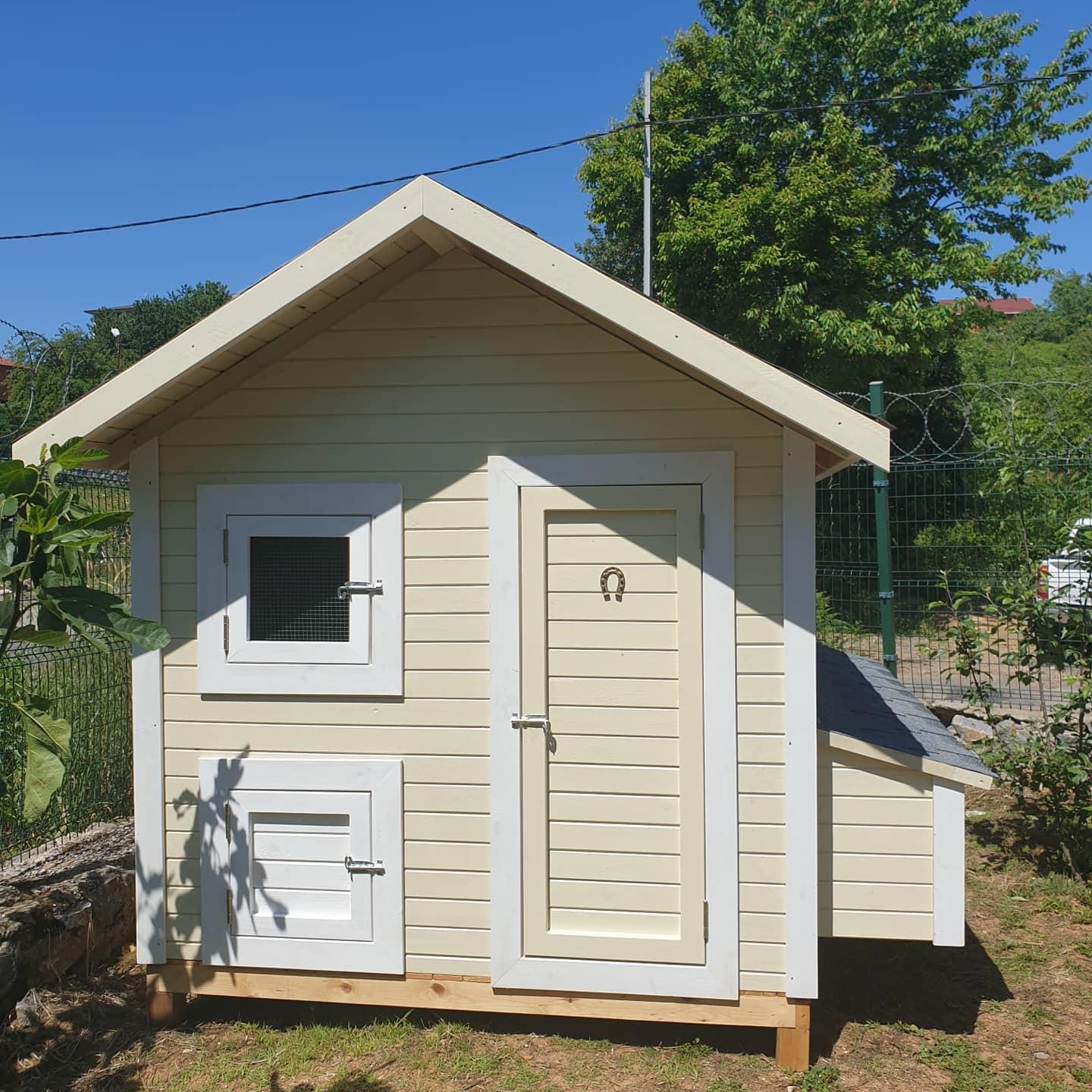 2×3=6m² 60 Tavukluk Ahşap Tavuk KümesiTavuk KümesiWoodzanya