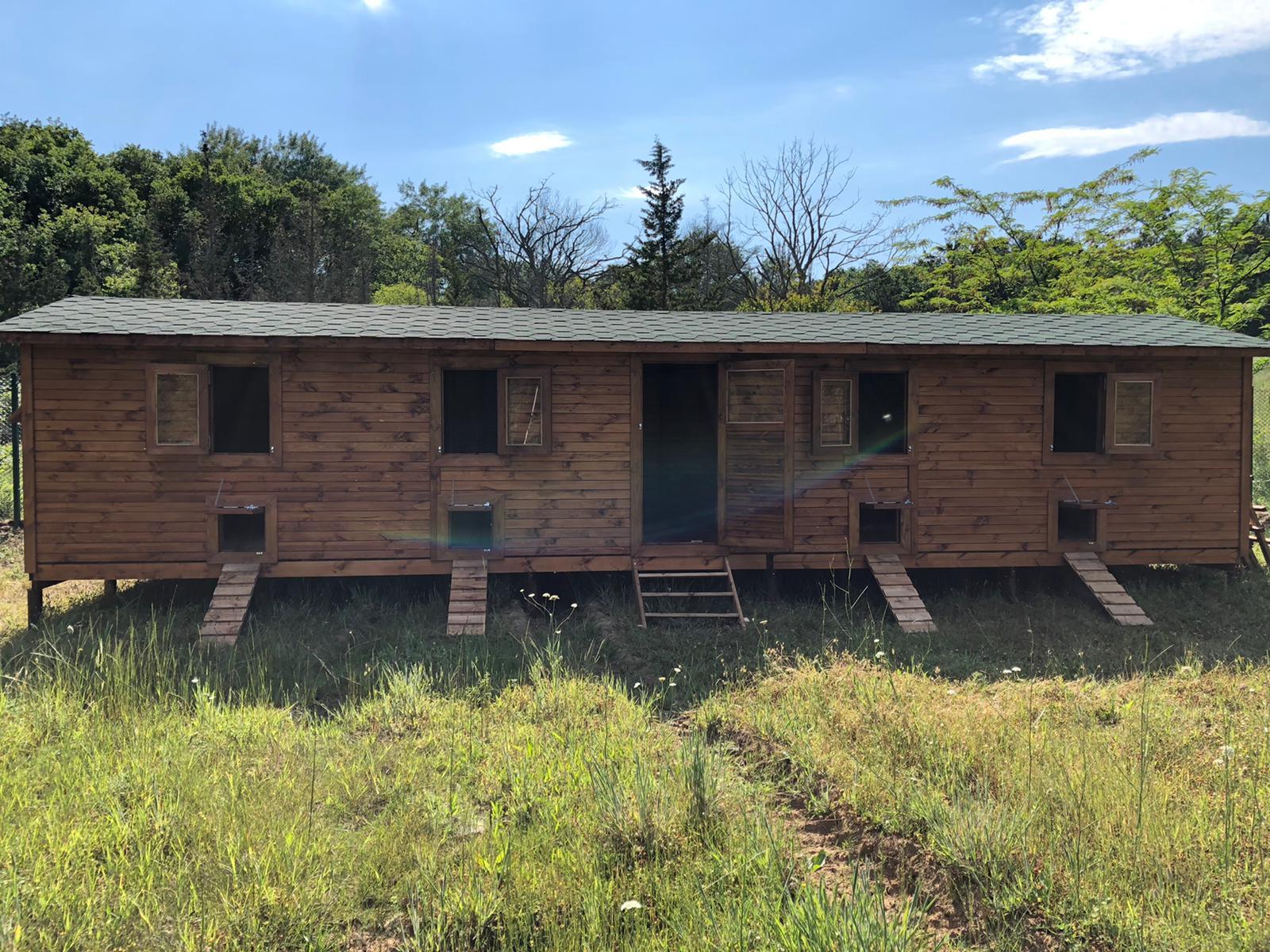 3×8=24m² 240 Tavukluk Ahşap Tavuk KümesiTavuk KümesiWoodzanya