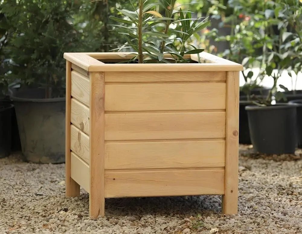 47x47x47 cm Dış Mekan Ahşap SaksıAhşap SaksıWoodzanya