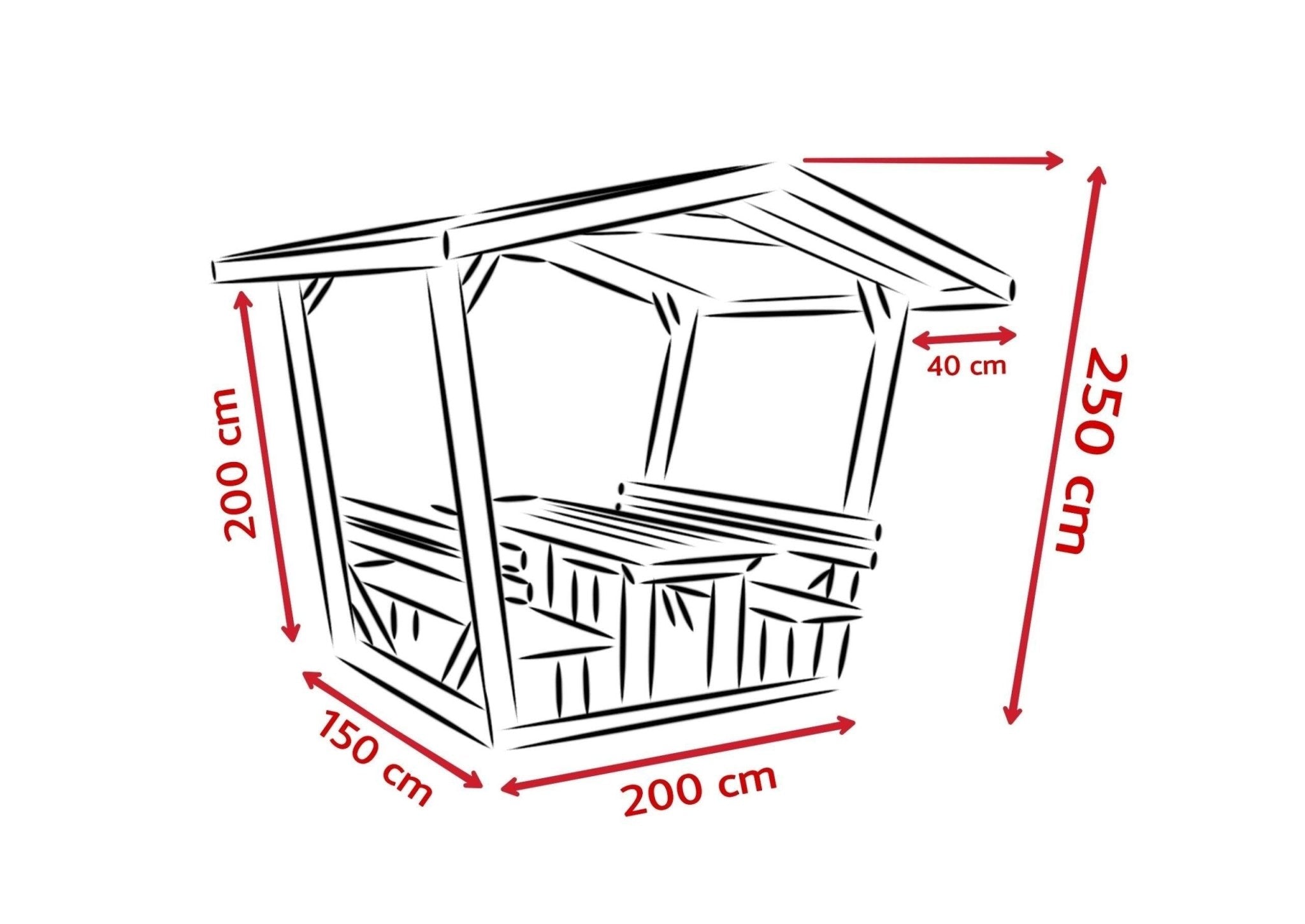 6 Kişilik Ahşap Piknik Masası, ÇardakAhşap Kamelya & ÇardakWoodzanya