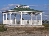 6x4 24m² Beyaz Ahşap Kamelya