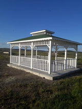 6x4 24m² Beyaz Ahşap Kamelya