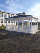 6x4 24m² Beyaz Ahşap Kamelya
