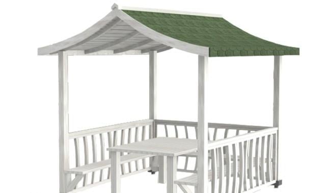 Ahşap Japon Çatılı Kamelya Çardak 200x300x310cmAhşap Kamelya & ÇardakWoodzanya