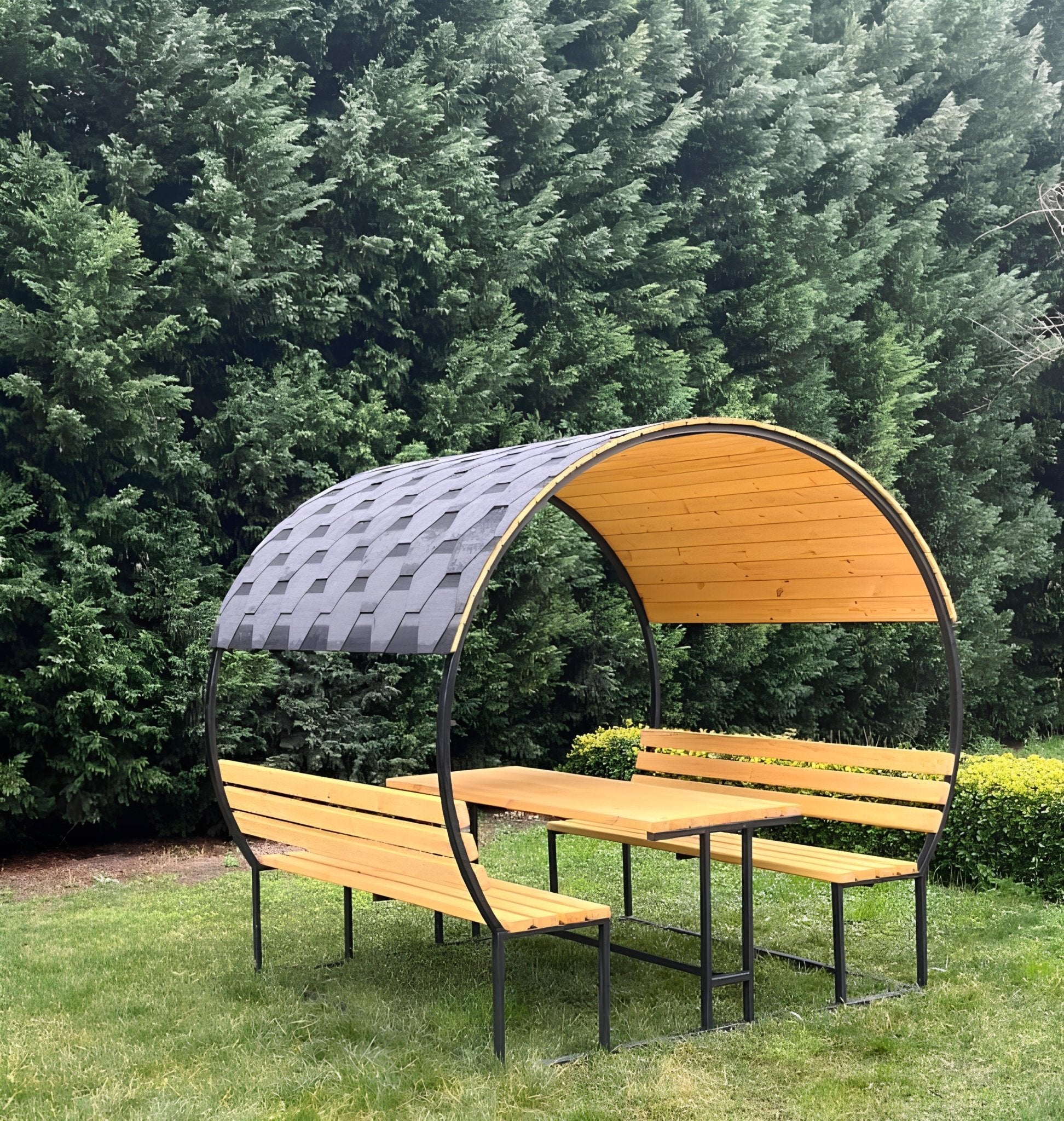 Bahçe Masası Ahşap Çardak, Kamelya 6 KişilikÇardakWoodzanya