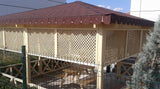 Cami Bahçesi İçin 4x4 16m² Ahşap Kamelya Uygulaması
